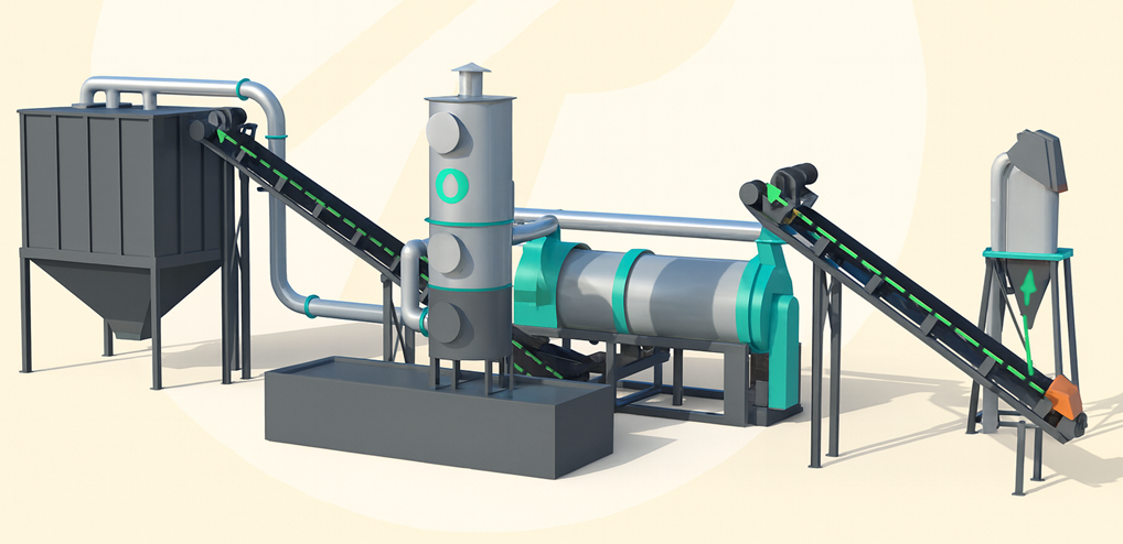 Biochar Production Facility - Main production area